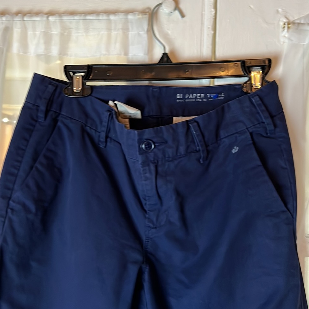 G1 goods Blue Paper Twill Pant Women’s Size 4 Blue